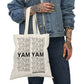 Yam Yam Thank You - Natural Canvas Tote