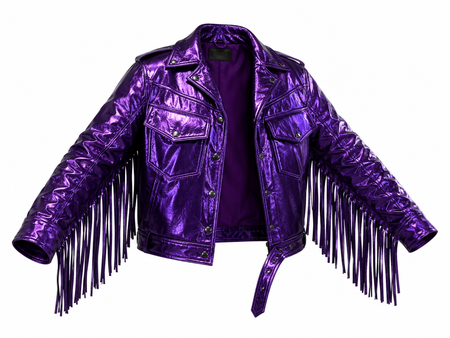 The Survivor 50 Tika Fringe Jacket by ATHAME.MX