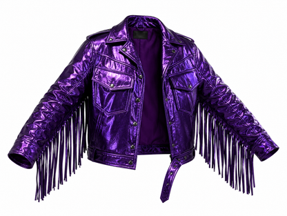 The Survivor 50 Tika Fringe Jacket by ATHAME.MX
